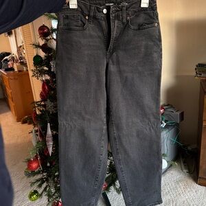 Old Navy Women’s  Dark Gray Straight Jeans